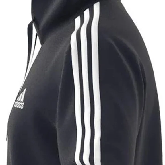 🆕adidas Men's Essentials 3-Stripes French Terry Hoodie, LG-Legend Ink/White,NWT - Picture 3 of 3